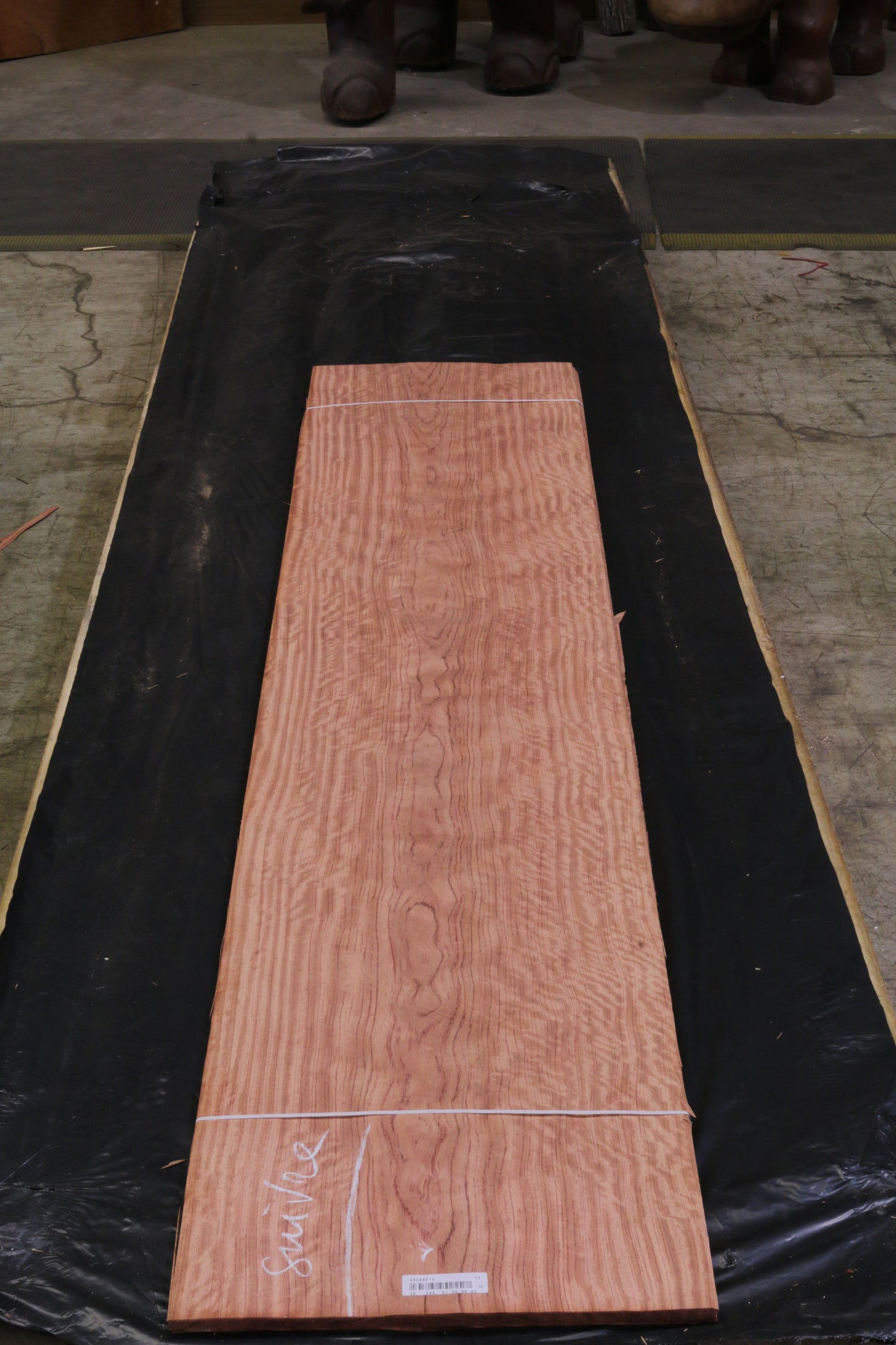 Bubinga figured (guibourtia demeusei) 0,55mm