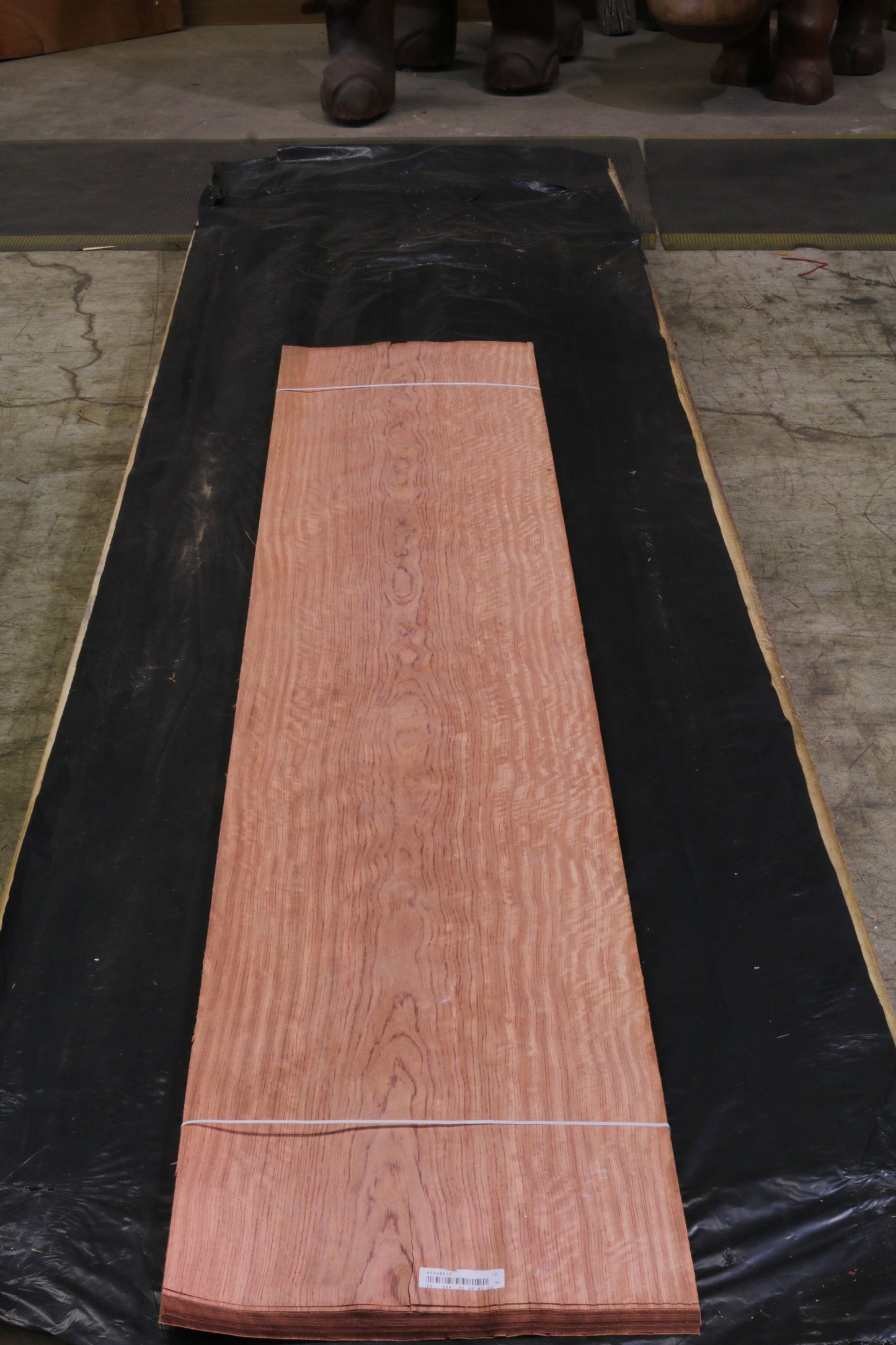 Bubinga figured (guibourtia demeusei) 0,55mm