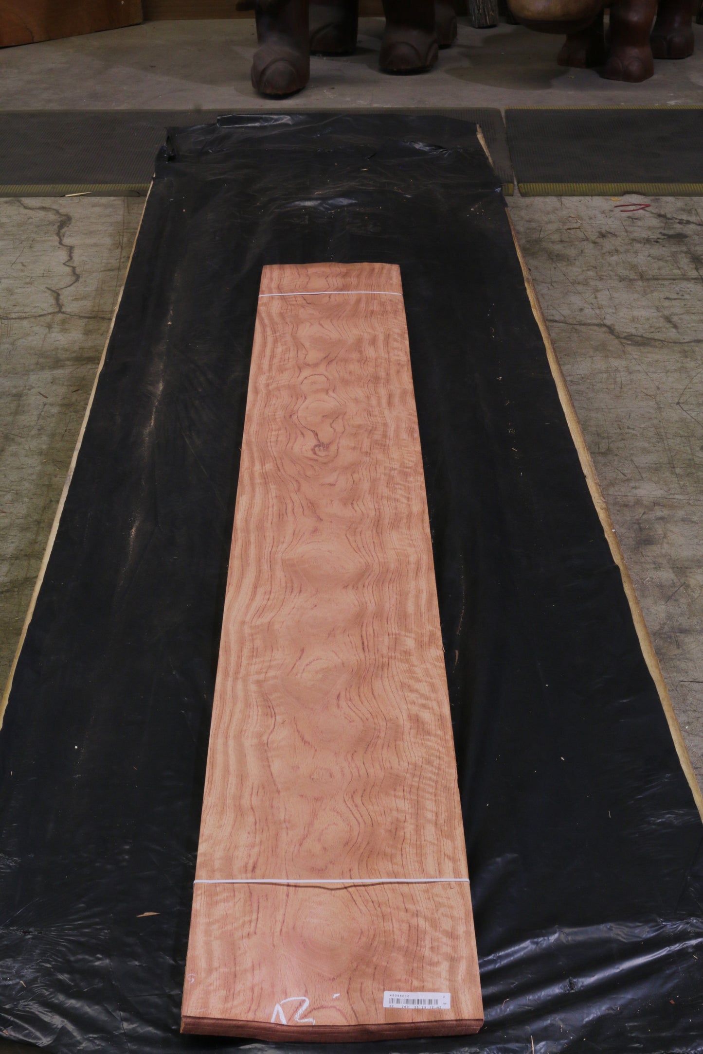 Bubinga figured (guibourtia demeusei) 0,55mm