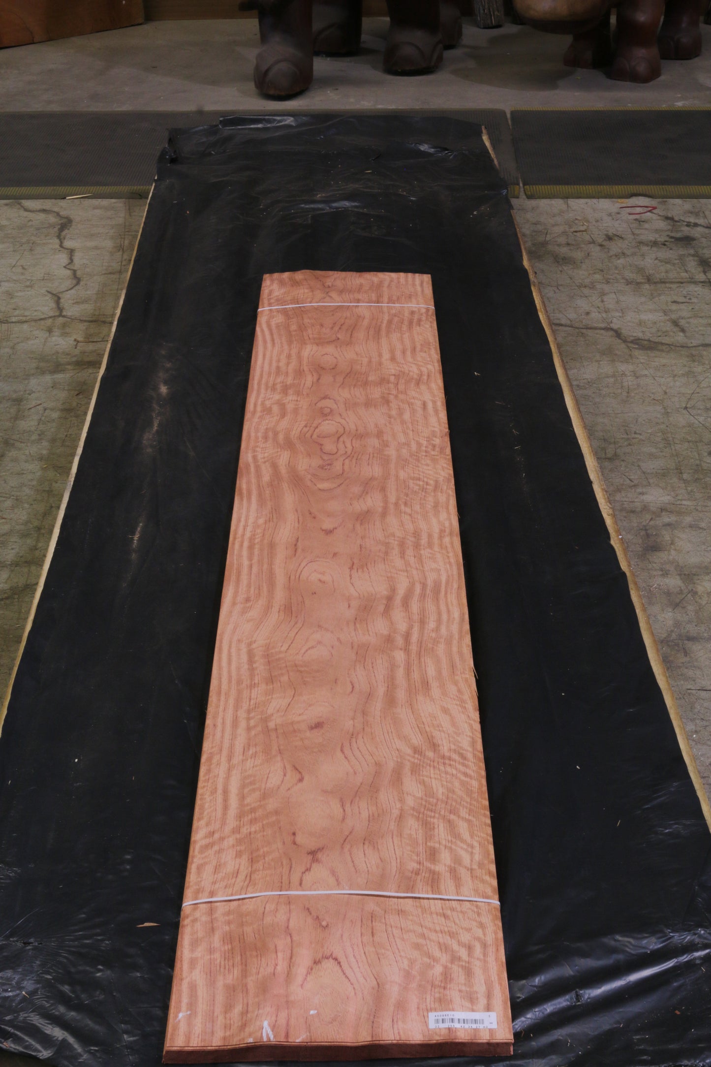 Bubinga figured (guibourtia demeusei) 0,55mm