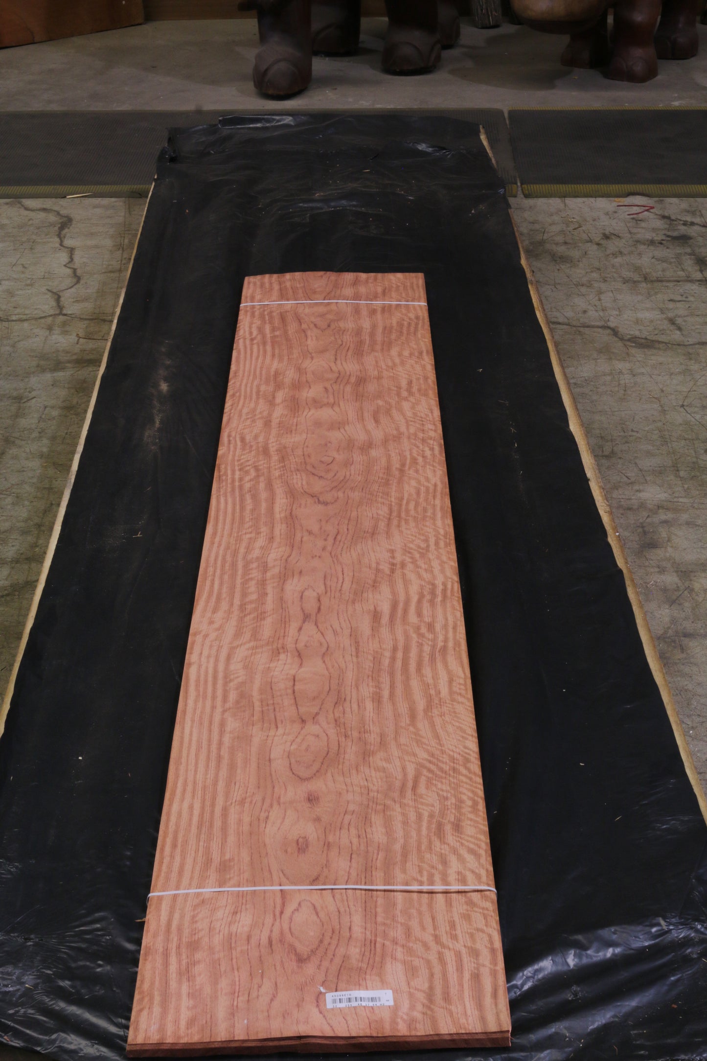 Bubinga figured (guibourtia demeusei) 0,55mm