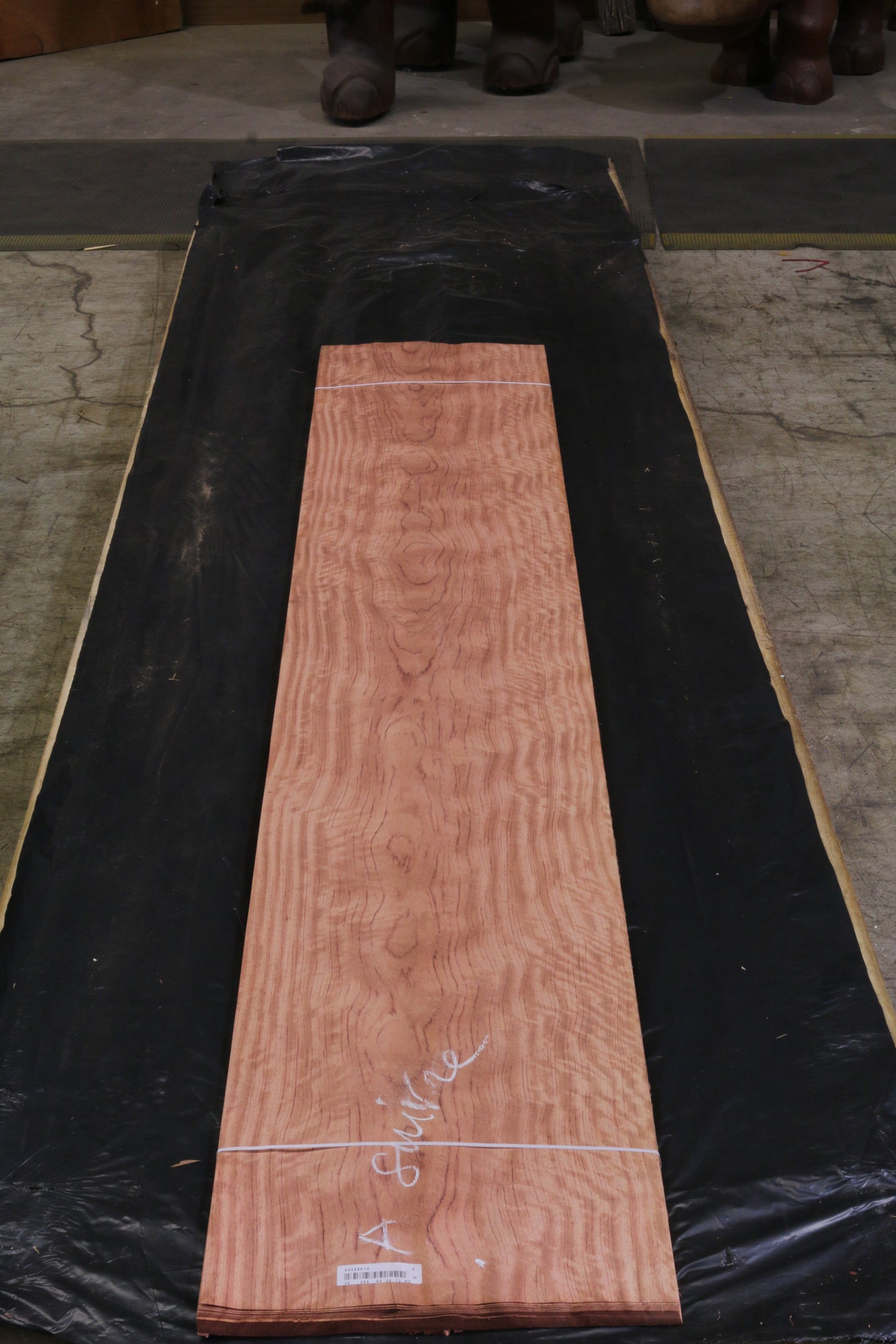 Bubinga figured (guibourtia demeusei) 0,55mm